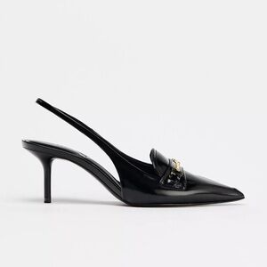 NWT Zara sling back buckle Heels